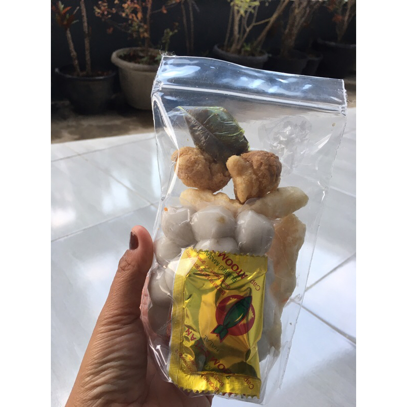 

bakso aci maleer GARUT (isi tulang muda)