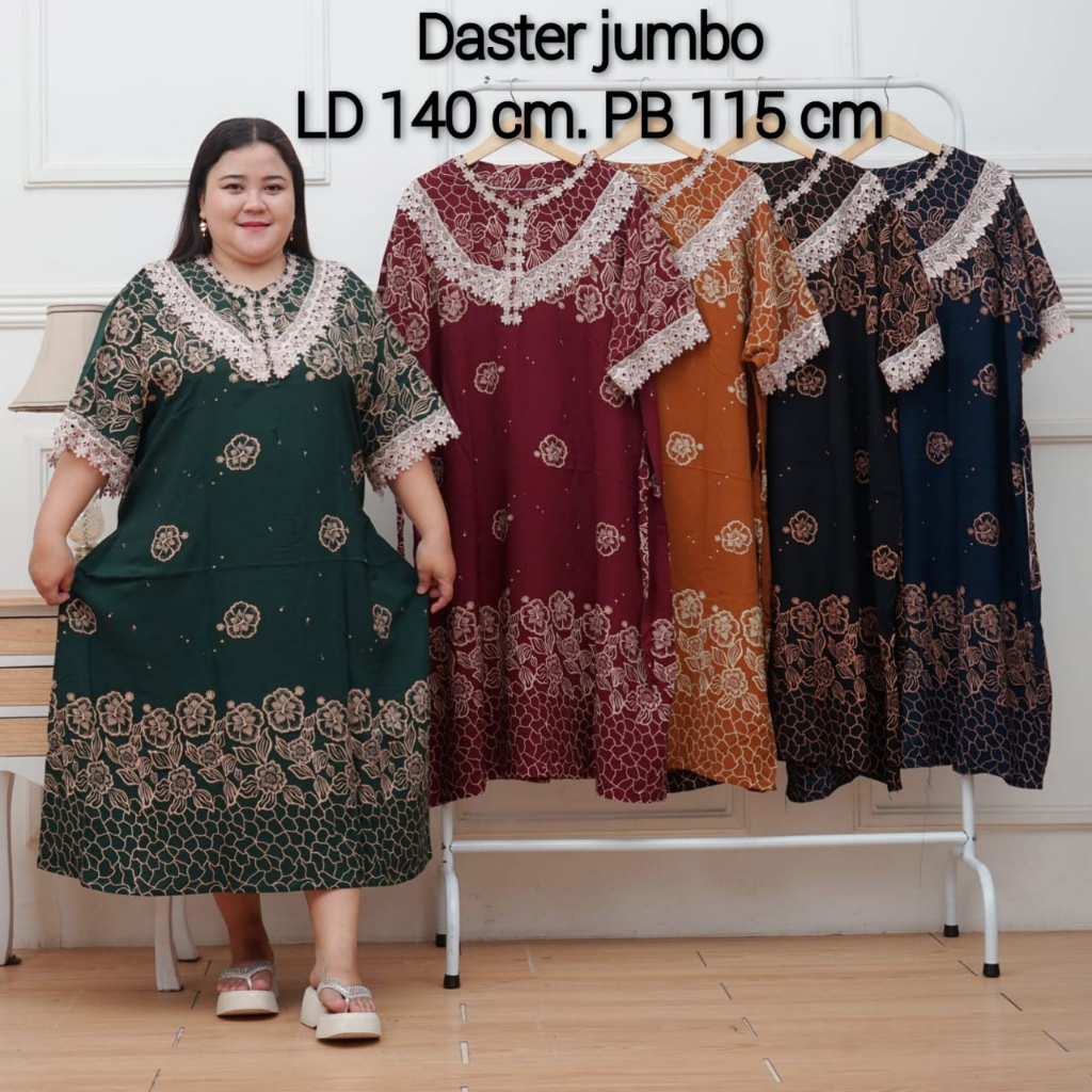 Daster arab renda super jumbo ld 140 daster kekinian super jumbo
