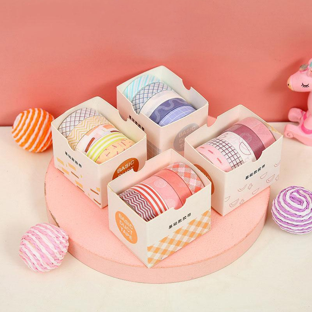 

AYESHA 5 Pcs Stiker Kertasselotip Washi Gambar Pohon Bunga Untuk Dekorasi Scrapbookbuku Diary Diy