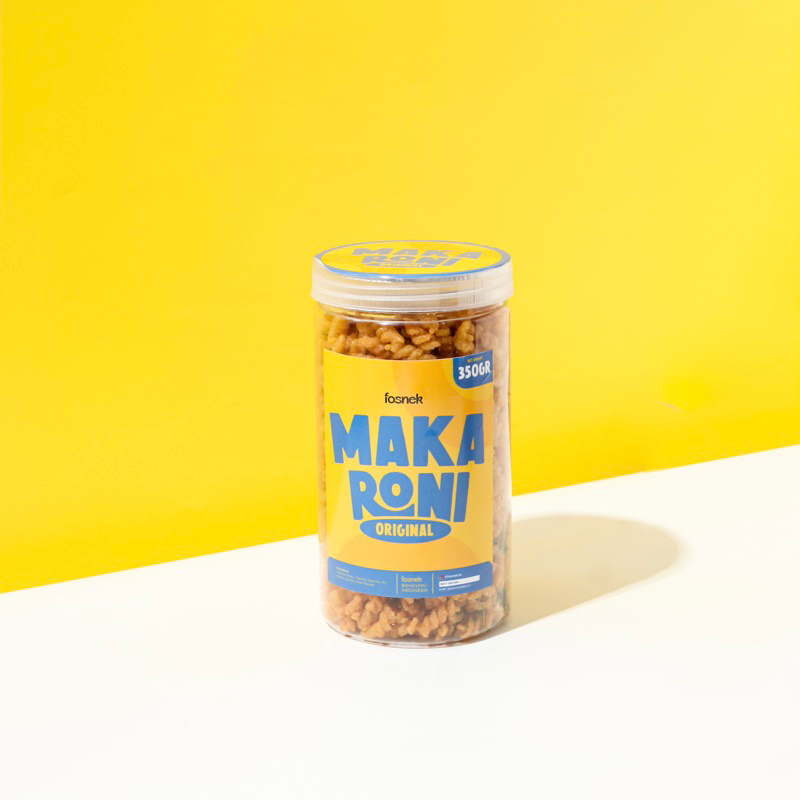 

Fosnek - Makaroni Pedas / Original (Jar) | Makanan Ringan