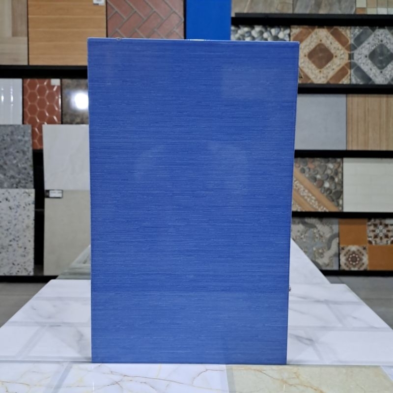 Keramik Biru Mulia Signature 25x40 AZALIA BLUE