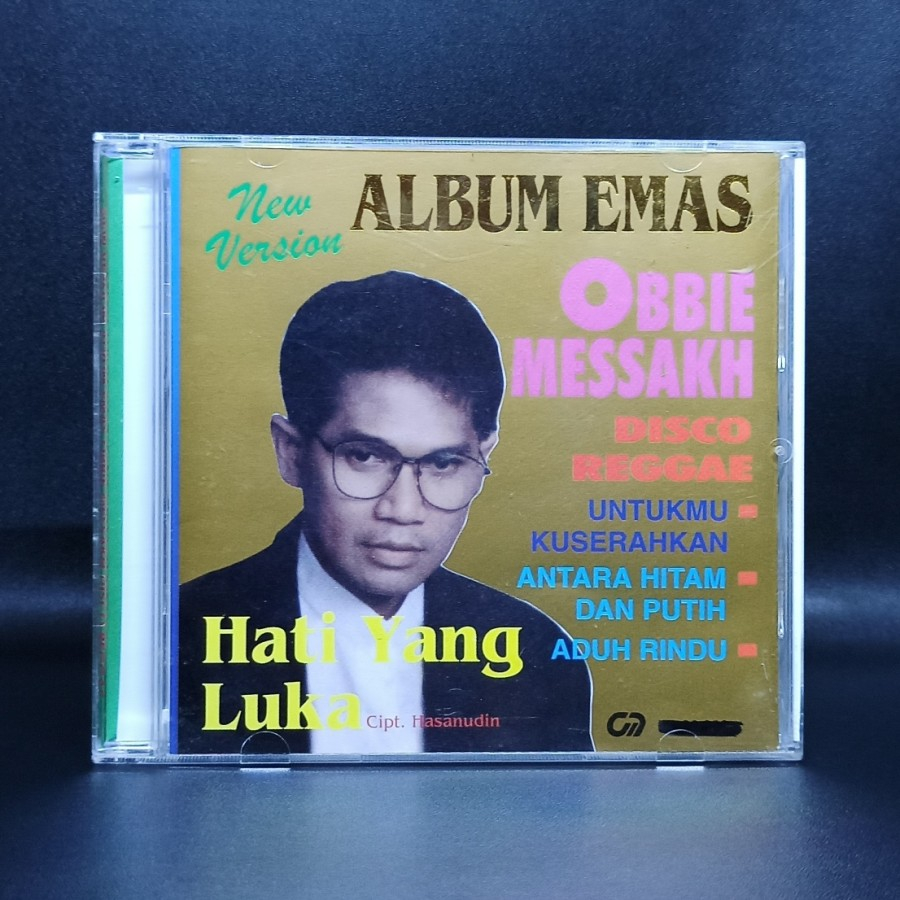 CD OBBIE MESSAKH - ALBUM EMAS HATI YANG LUKA KARYA EMAS OBBIE MESSAKH VOLUME 1 ORIGINAL SEGEL