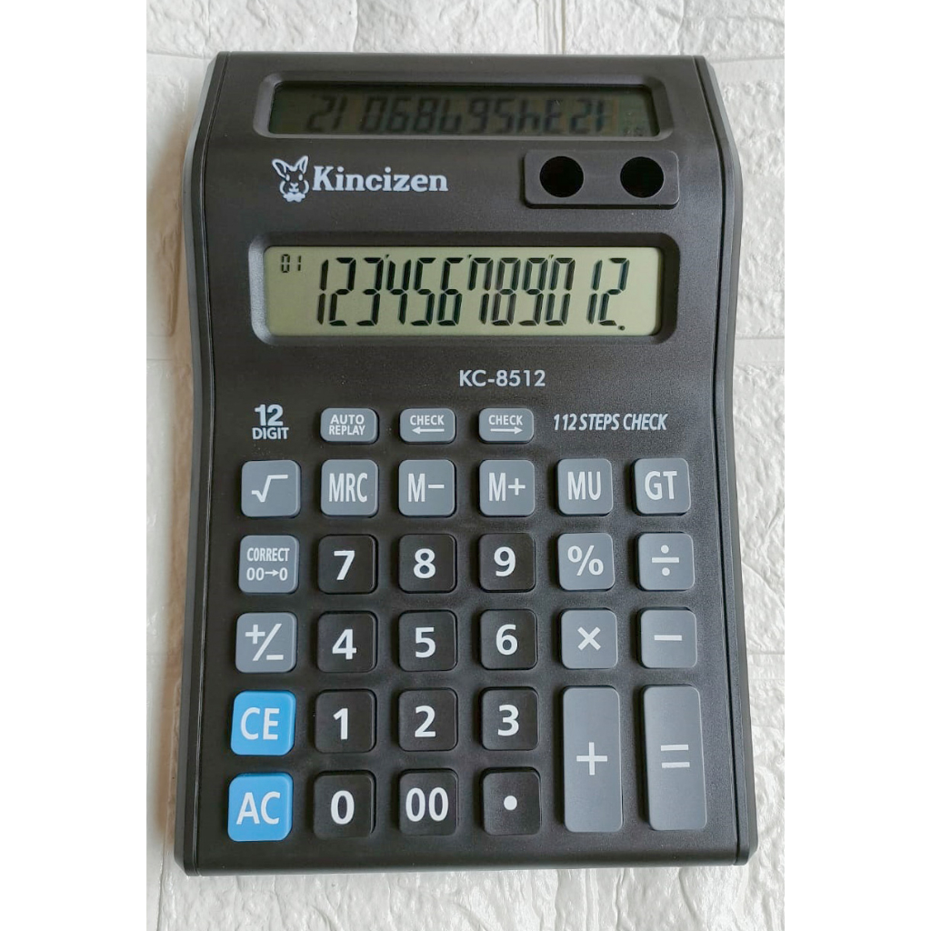 

Kalkulator Dua Layar 8512 - Kalkulator 12 Digit - Dual Display - Kalkulator Meja Dagang Pasar