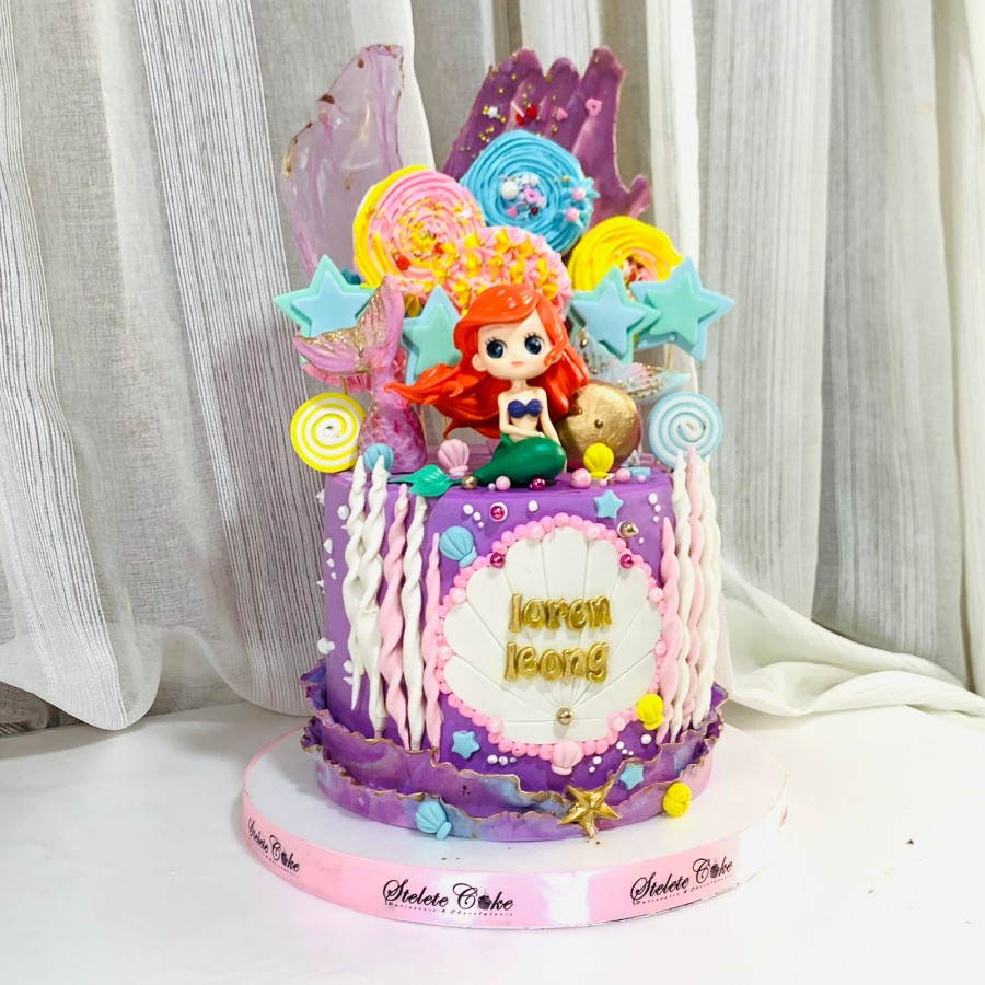 

Kue Ulang Tahun / Birthday Cake / Custom Cake Mermaid / BACA DESKRIPSI