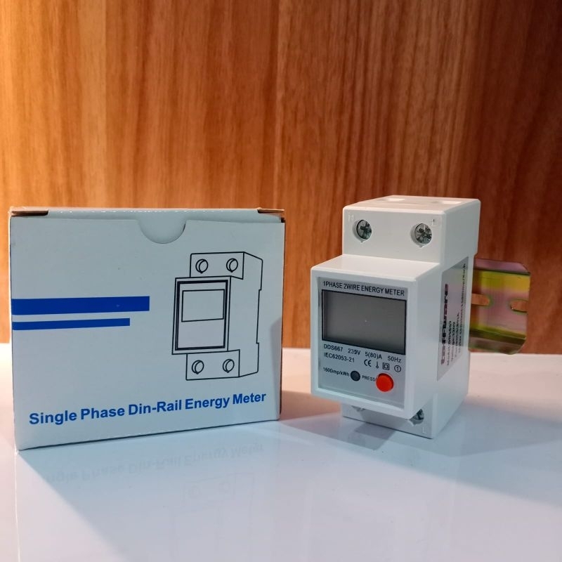 KWH Meter Digital 1 Phase Pengukur Listrik Power Meter