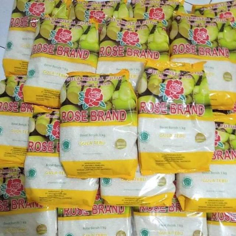 

TERMURAH‼️Gula Kristal Rose Brand 1Kg