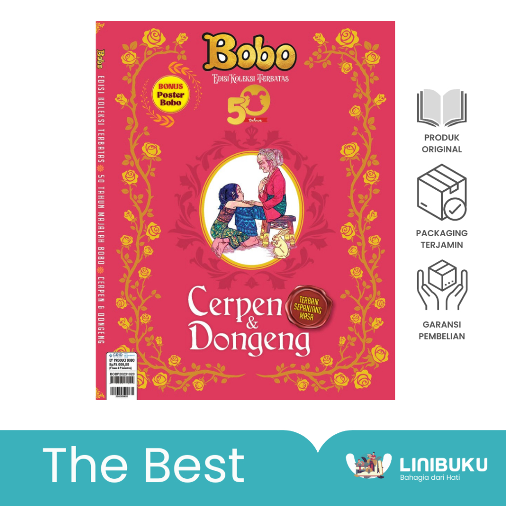 Buku Bobo - Nostalgia Bersama Bobo, Bobo Koleksi 50 Tahun Cerpen Dan Dongeng - GPU