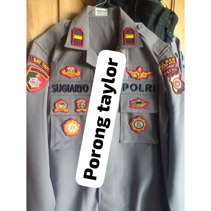 1 STAL BAJU PDL POLRI KAIN TERADO