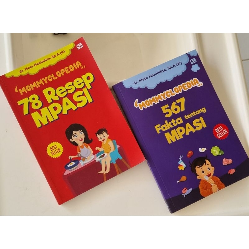 Bundling Buku MPASI Mommyclopedia dr.Meta  Hanindita (preloved)