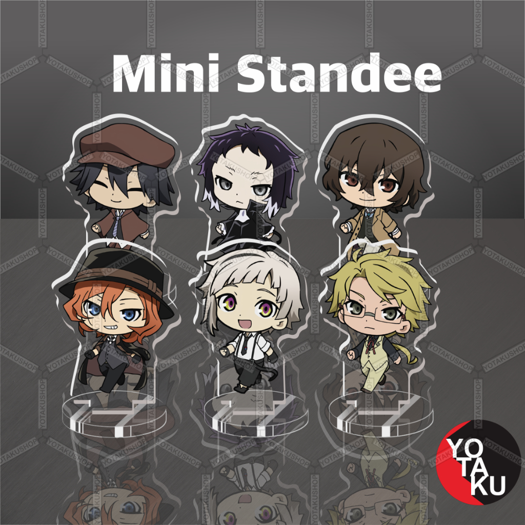 Mini Standee Figure Anime Akrilik Bungou Stray Dogs Seri 6 Dazai Chuuya YOTAKUSHOP