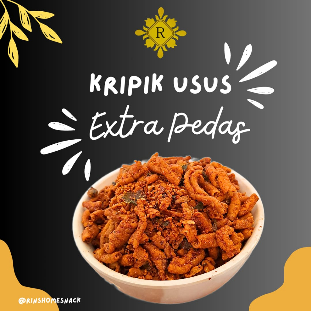 

Kripik Usus Ayam krispi pedas daun jeruk 1kg