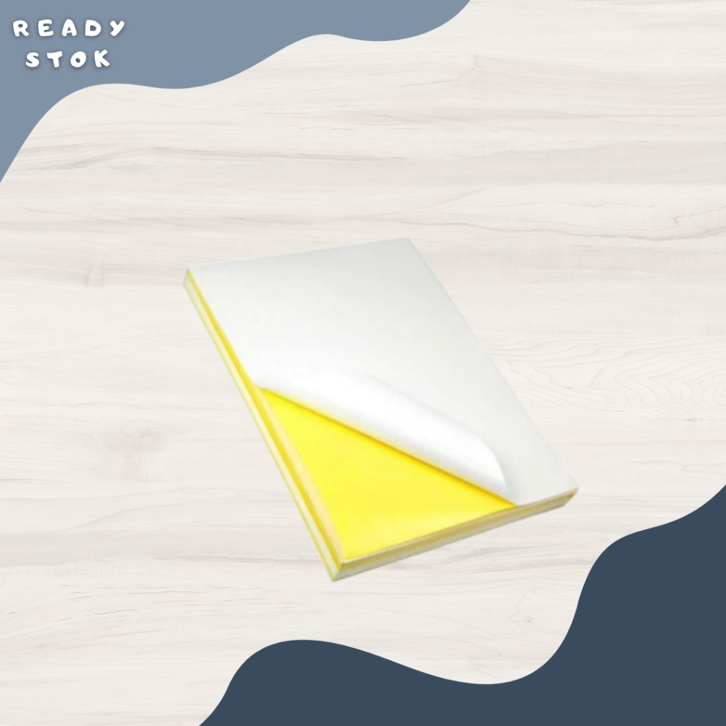 

KERTAS STIKER HVS / KERTAS STICKER DOFF MATTE F4 1 PACK ISI 50 LEMBAR