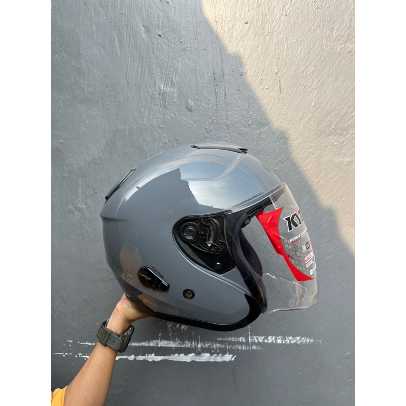 HELM KYT KYOTO SOLID SNI / DOT / HELM KYT DANA PELAJAR / HELM KYT KEKINIAAN heln motor kyt murah mot