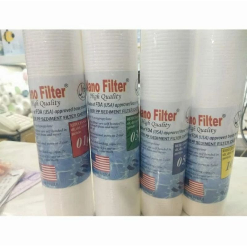 Filter Air Spun Nano 20inch 1,3,5,10micron