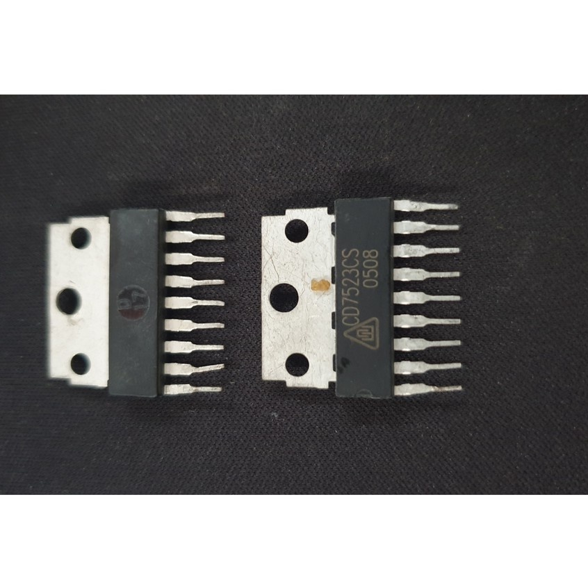 IC CD7523CS CD 7523 CS 9 Pin 4W Bridge Output Audio Power Amplifier utk TV Persamaan AN7523 AN17823A