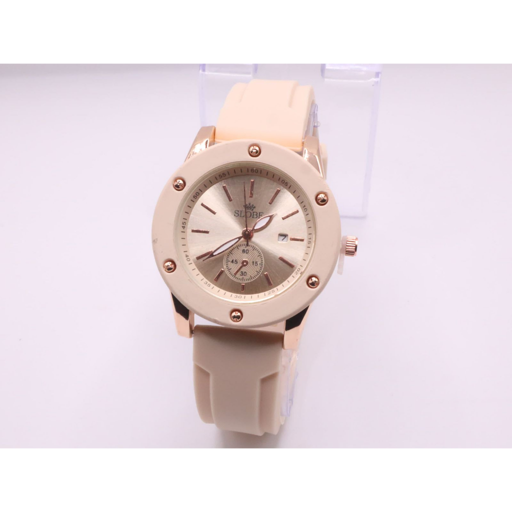Grosiran Jam Tangan Wanita Slob* Tanggal Aktif WK-720 Free Box dan Baterai Cadangan