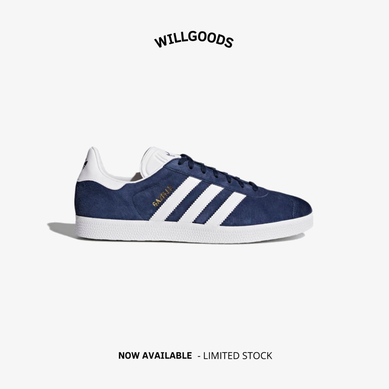 Adidas Gazelle Collegiate Navy White Original Resmi BNIB
