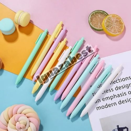 

Pulpen Macaroon Warna Pastel Pen Macaroon Tinta Hitam