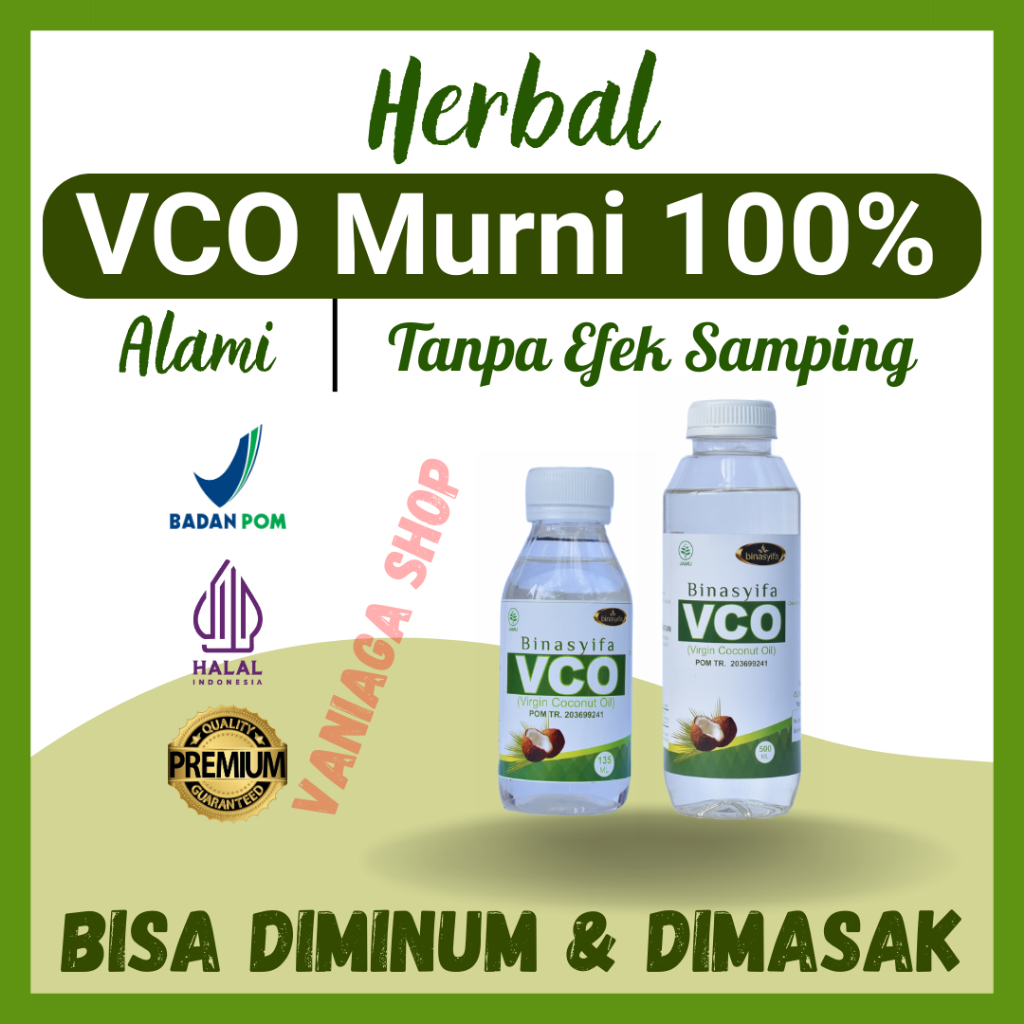 

VCO Virgin Coconut Oil Premium Minyak Kelapa Murni Asli Original Bisa Diminum Dimasak Bpom