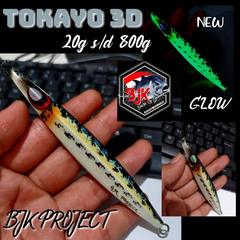 METAL JIG TOKAYO III SITENKIBA 300g s/d 800g SPESIAL (3D) NEW BJK PROJECT
