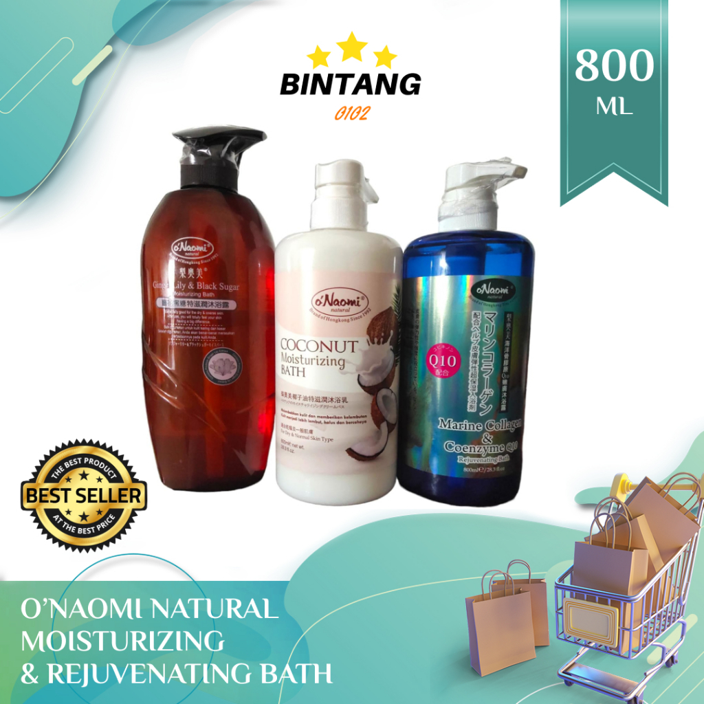 O'Naomi Natural Moisturizing & Rejuvenating Bath - O Naomi Body Wash