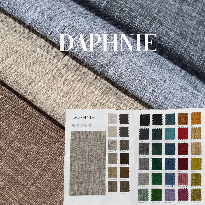 Kain Interior Daphnie Kain Sofa Dekorasi Furniture