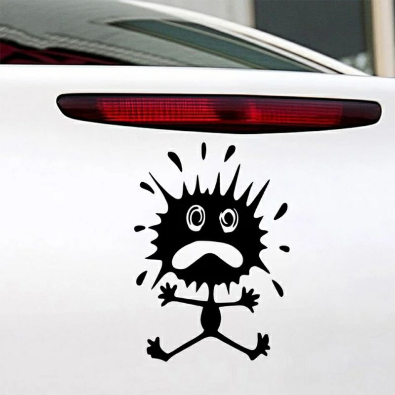 Sticker Mobil Cutting Stiker Kaca Body Mobil Stiker Kartun Menangis