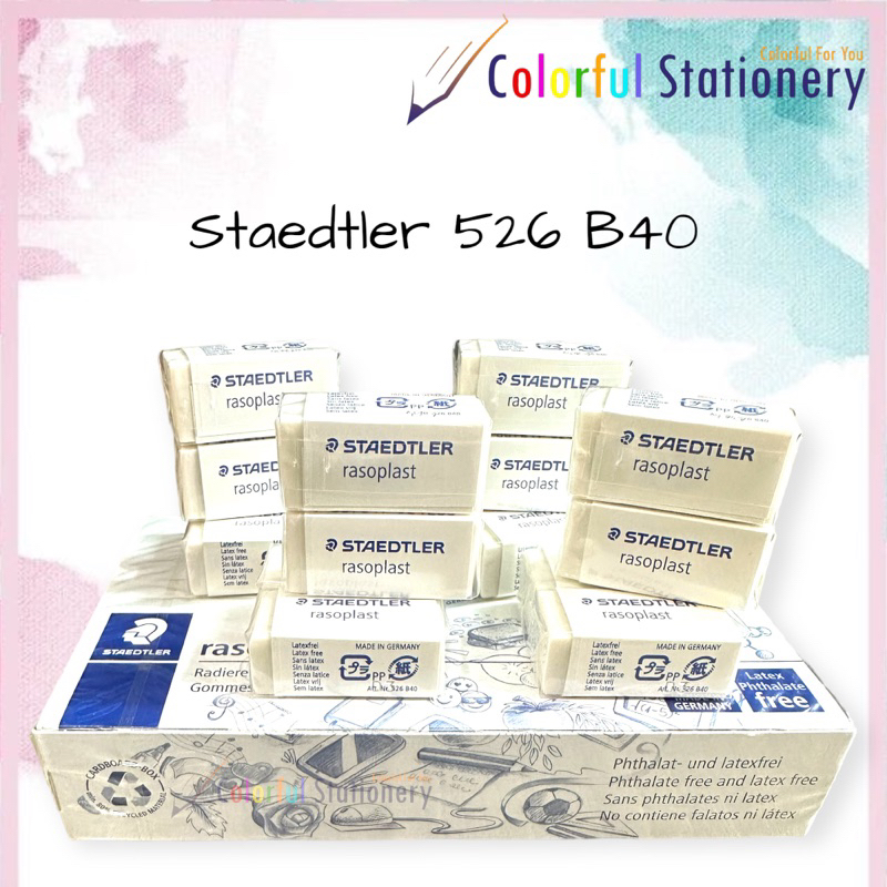 

Penghapus / Eraser Staedtler Putih Kecil 526 B40 (Pcs)