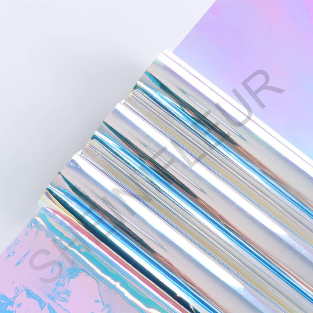 

Flower Wrapping Paper Hologram Pattern Kertas Buket Motif Hologram Transparent 50x50cm - Ecer