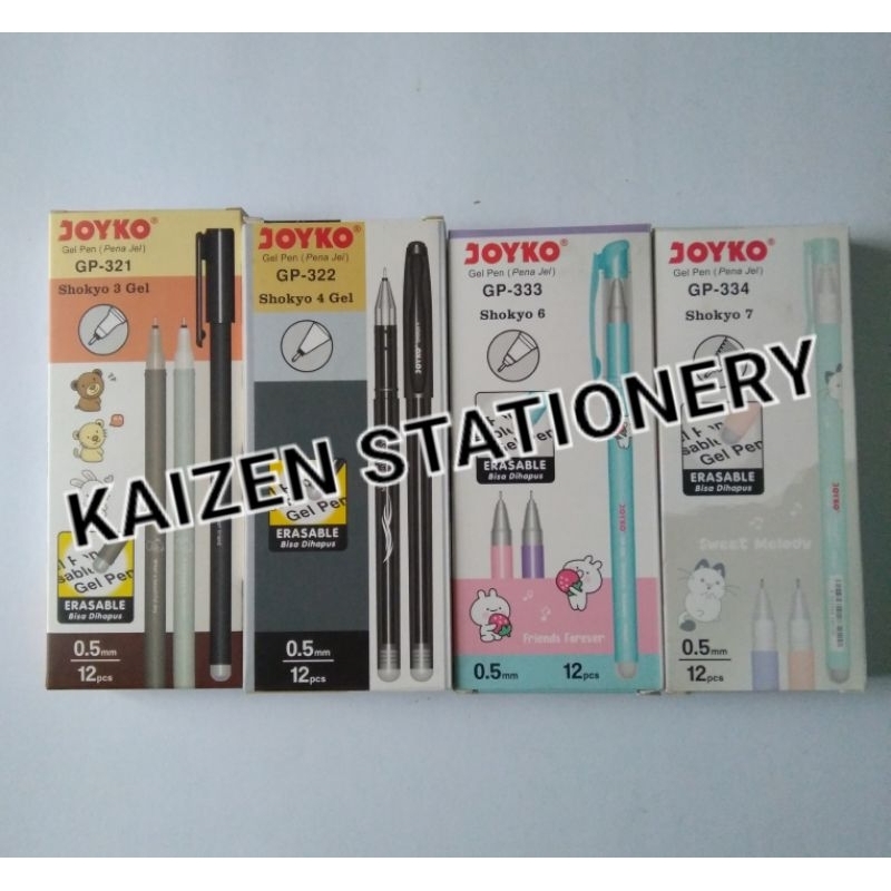 

PEN CAIR/ PENA JEL/ GEL PEN JOYKO WARNA HITAM