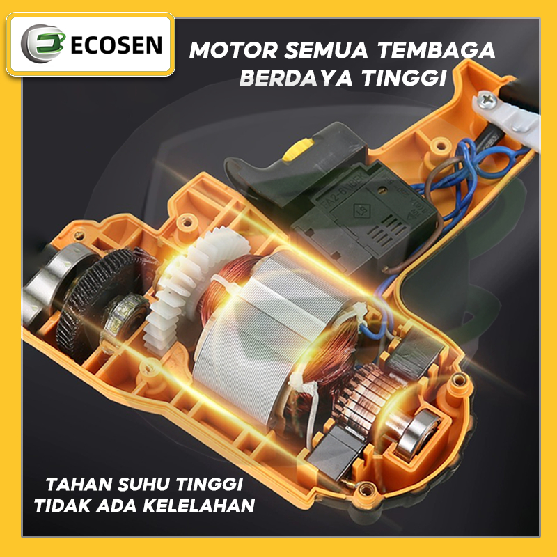 ECOSEN Mesin Poles 900W Polisher Mobil Motor Car Mesin Poles   Alat Pemoles Cat Mesin Pemoles Cakram Alat pemoles kebisingan rendah