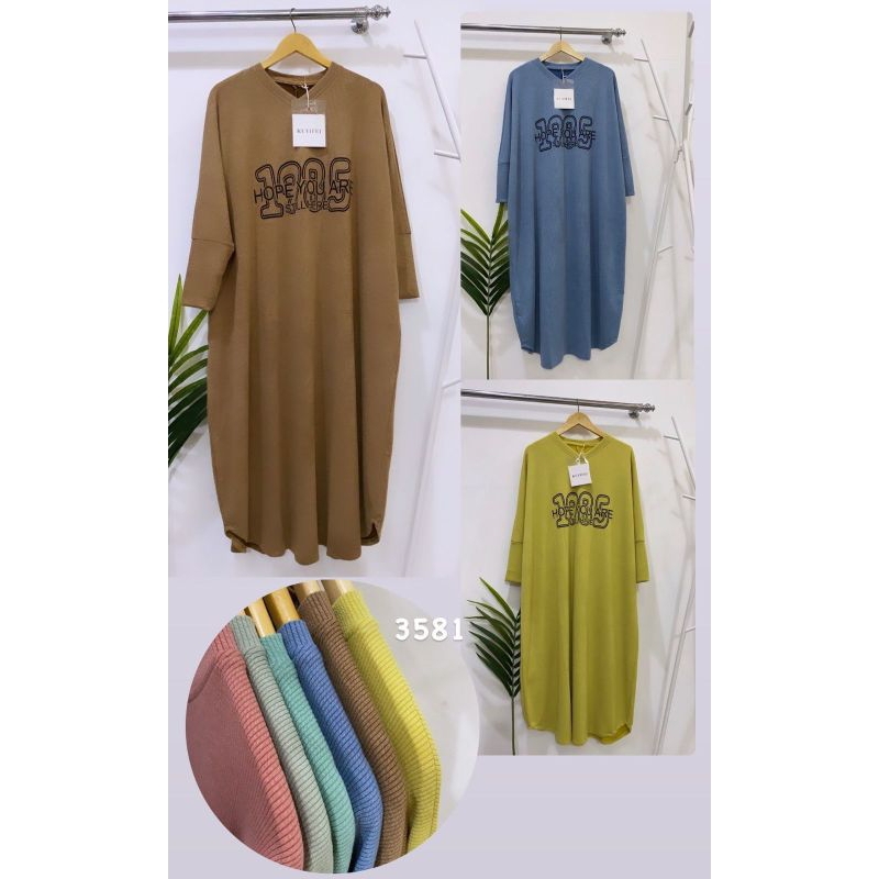 Kuyifei 358-1//Gamis dress rajut//Dress rajut//Gamis jumbo//Gamis jumbo rajut//Gamis rajut jumbo//Ga