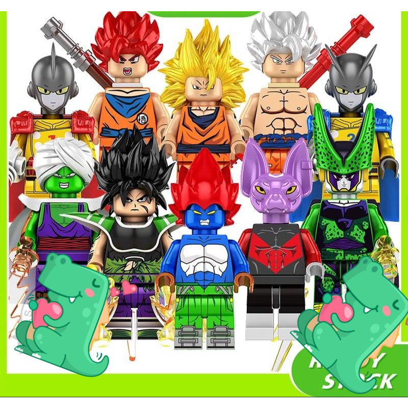 Figure Dragon Ball Figure Goku Ultra Instinct Broly Lego Dragon Ball Balok New