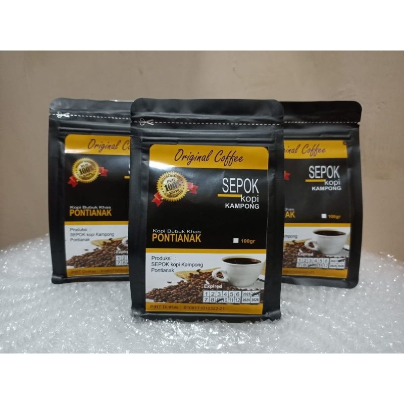 

Sepok Kopi Kampong / Kopi Bubuk Khas Pontianak / Oleh oleh Khas Kalbar