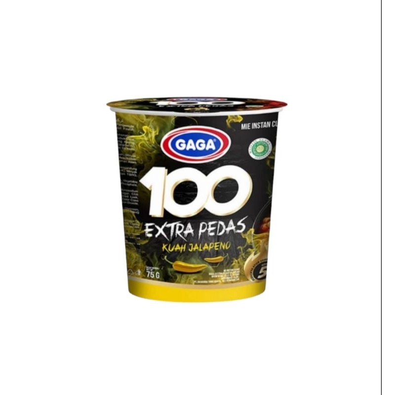 

Mie Gaga 100 Cup Extra Pedas Kuah Jalapeno 75g
