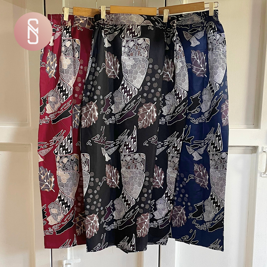 Myshawl Ardila Rok batik span Jumbo kondangan big size motif batik