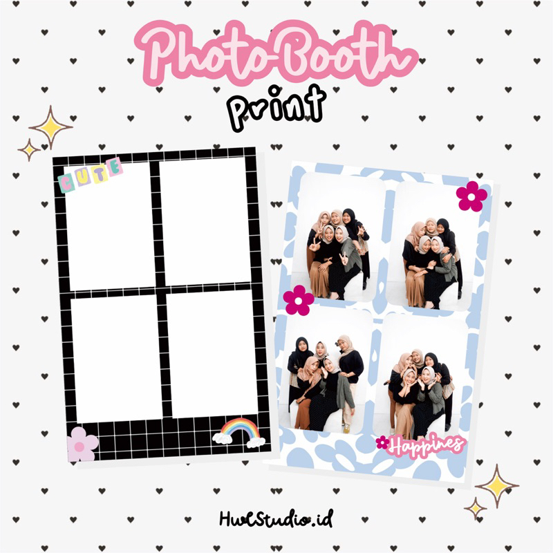 

HWL STUDIO - Photobooth print - Photobox print - Snapshoot photo - photo grid - cetak foto estetik - cetak foto murah - cetak foto deco