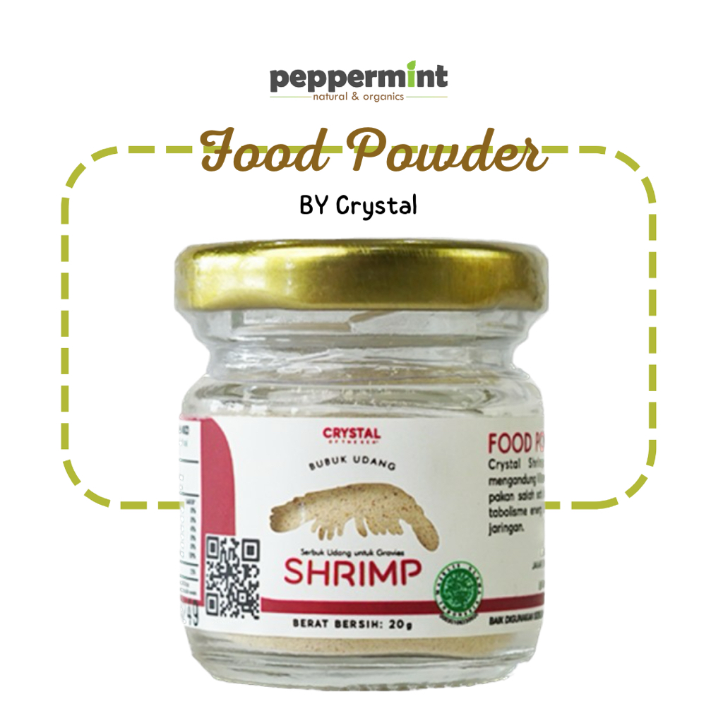 

Crystal of The Sea Food Powder Shrimp (20gr) / Bubuk Udang MPASI