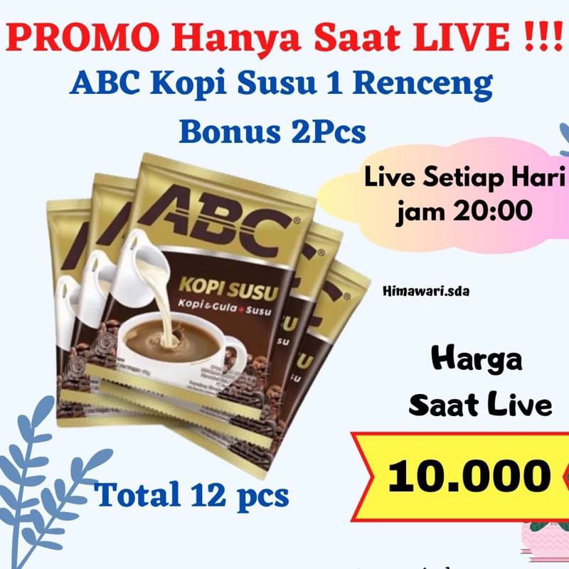 

KOPI SUSU ABC ISI 12PC