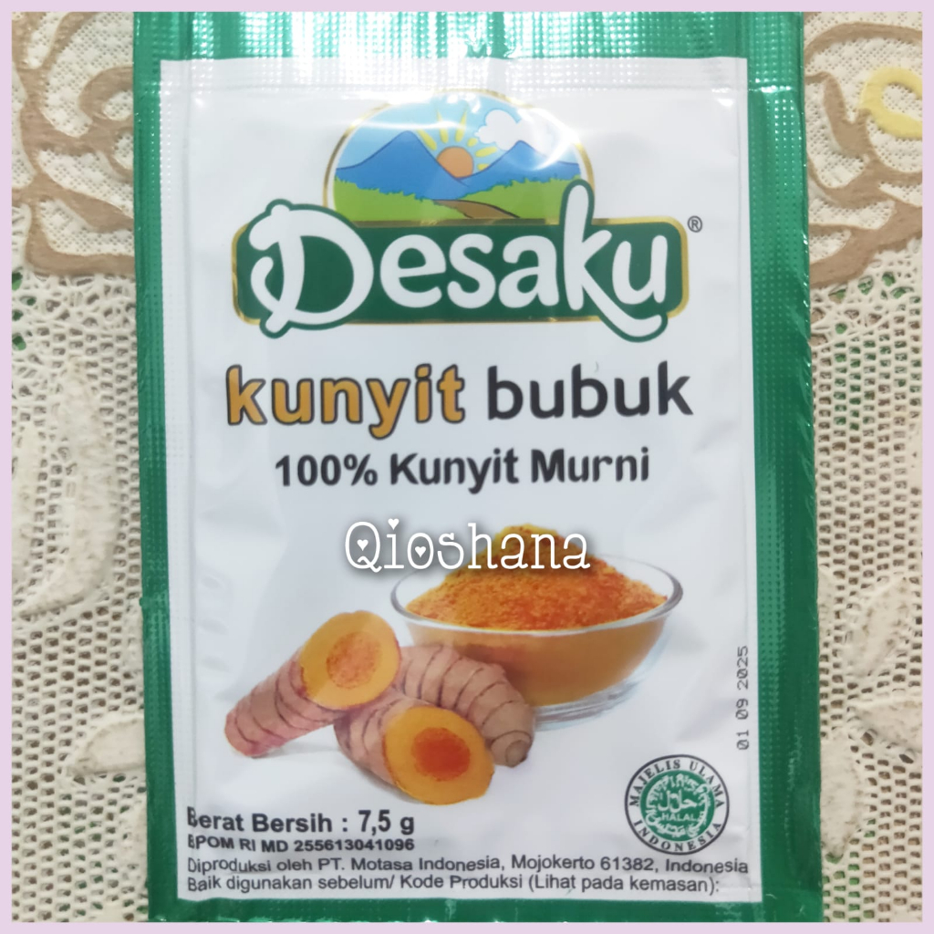 

KUNYIT BUBUK DESAKU 1 SACHET