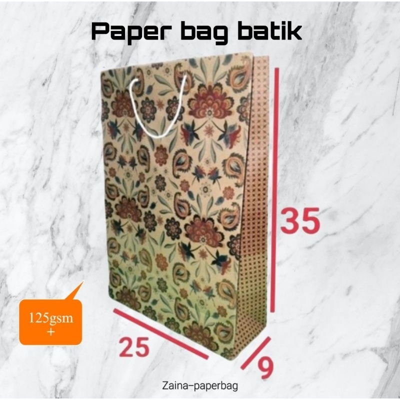 

RB Paper bag folio bunga ukuran 25x35 1pak isi 12pcs