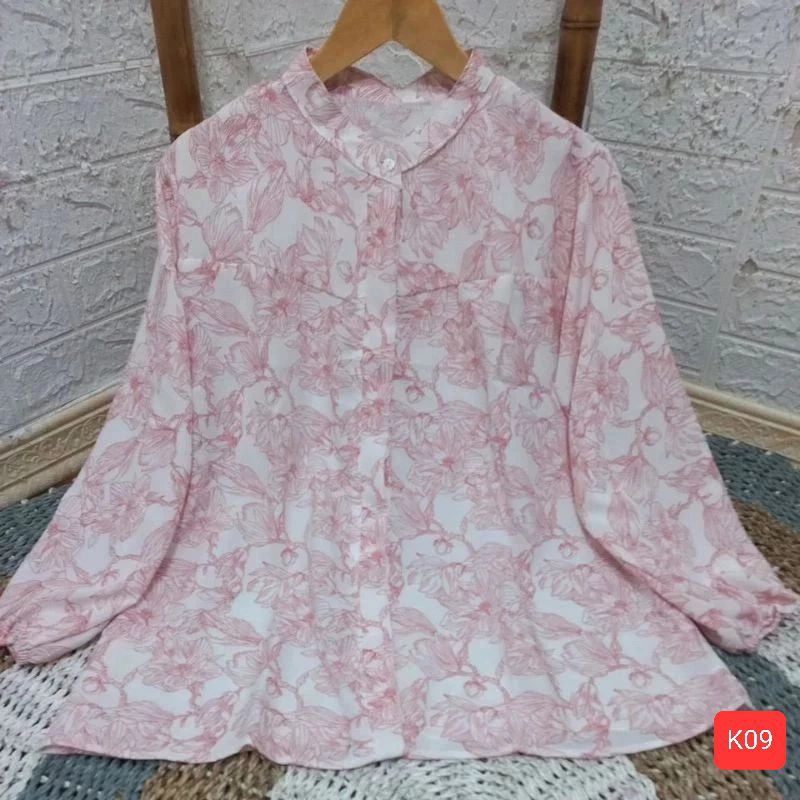 Blouse motif crinkle airflow viral