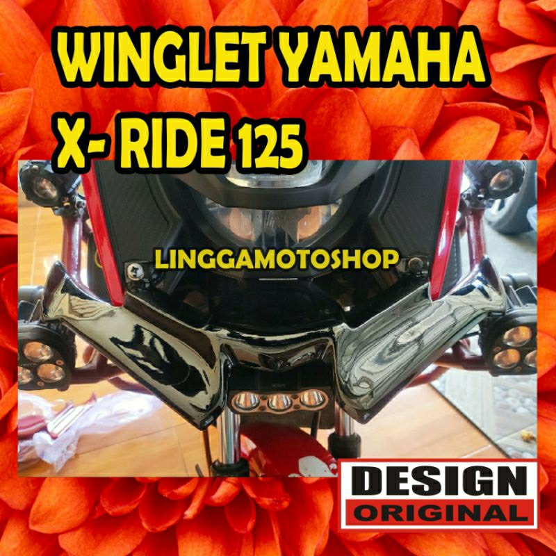 winglet yamaha XRIDE 125 sayap variasi panel modifikasi x ride x-ride