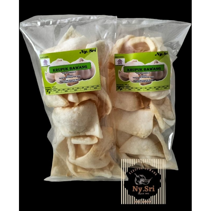

Krupuk Bawang cap NY. SRI 250 gram