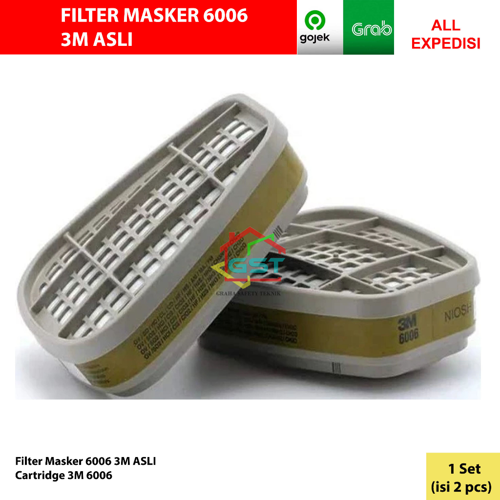 filter masker 6006 3M ASLI / cartridge 3M 6006