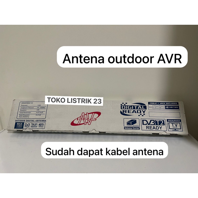 antena outdoor digital Avr + kabel