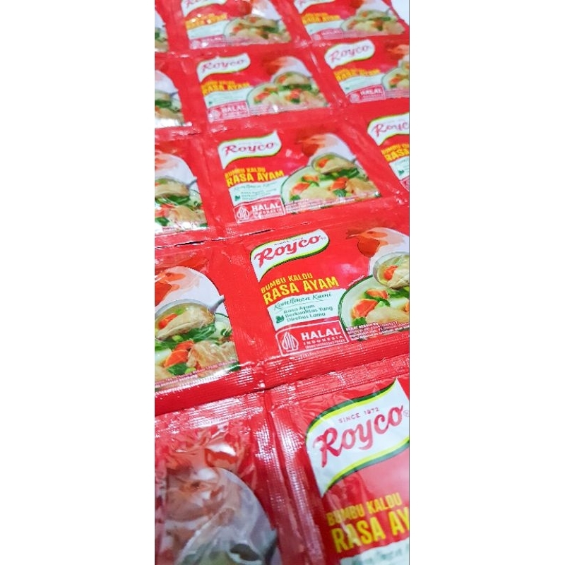 

Royco Kaldu Ayam Penyedap Rasa Gurih Masakan Sachet