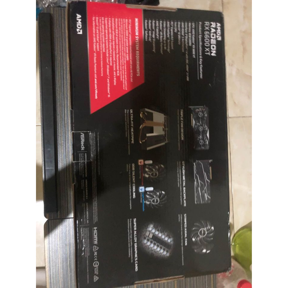 Vga Asrock RX 6600XT Challenger Pro Triple Fan (Second)