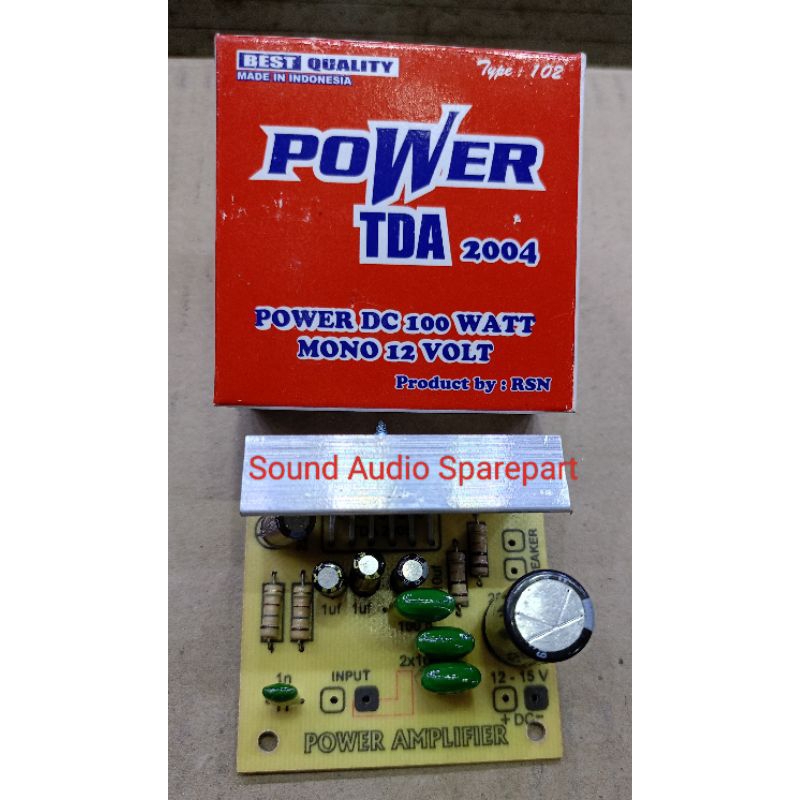 Kit Power Amplifier Mono 12 volt TDA2004/2005