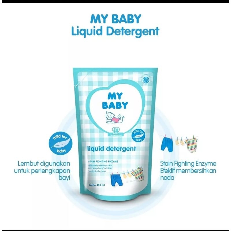 My baby liquid detergen bayi 450ml